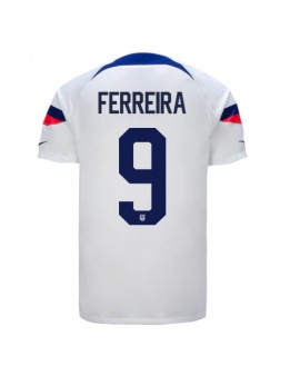 Förenta staterna Jesus Ferreira #9 Replika Hemmakläder VM 2022 Kortärmad